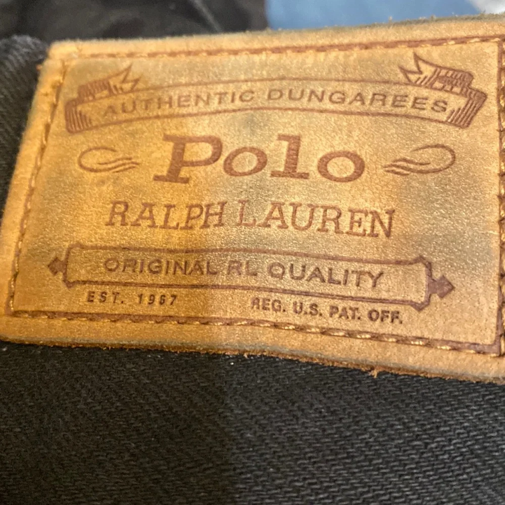 Polo Ralph Lauren Hudson Black Jeans 44x32 - Picture 1 of 9